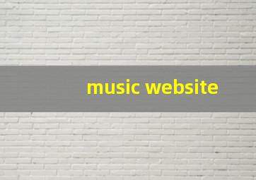 music website